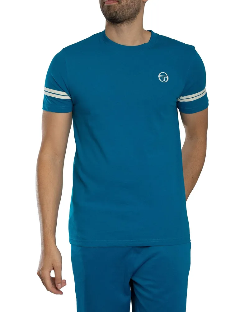 Sergio Tacchini Grello Crew T‑Shirt - Blau Blau