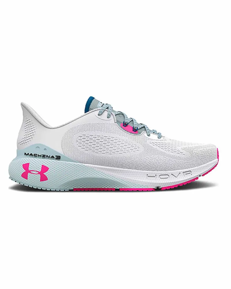 Under Armour Hovr Machina 3 White Womens Running Trainer Weiß