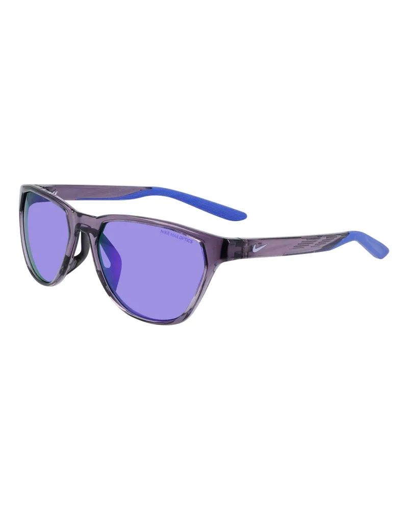 Nike Maverick Rise" Quadratischer Rahmen-Sonnenbrille für Herren (Violett/Grau/Veilchen Lila