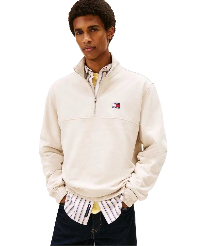 Tommy Hilfiger Timberland" Sweatshirt für Herren, Reißverschluss (Antikweiß Altweiß