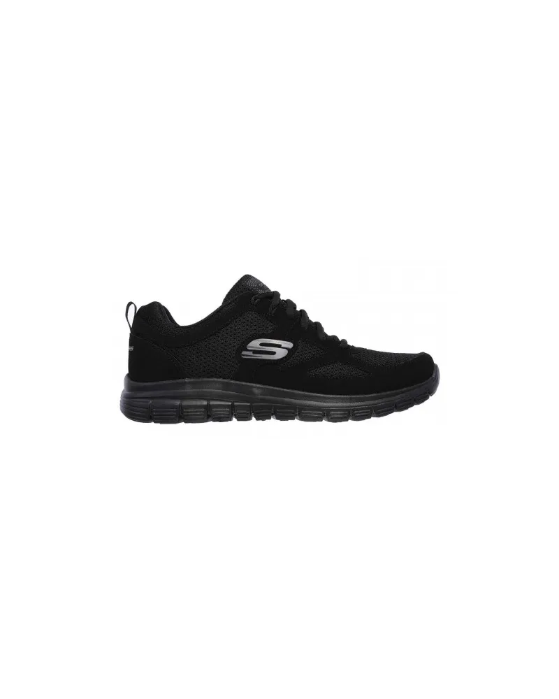 Skechers Burns Agoura" Sneaker für Herren, Trubuck-Kunstleder (Schwarz Schwarz