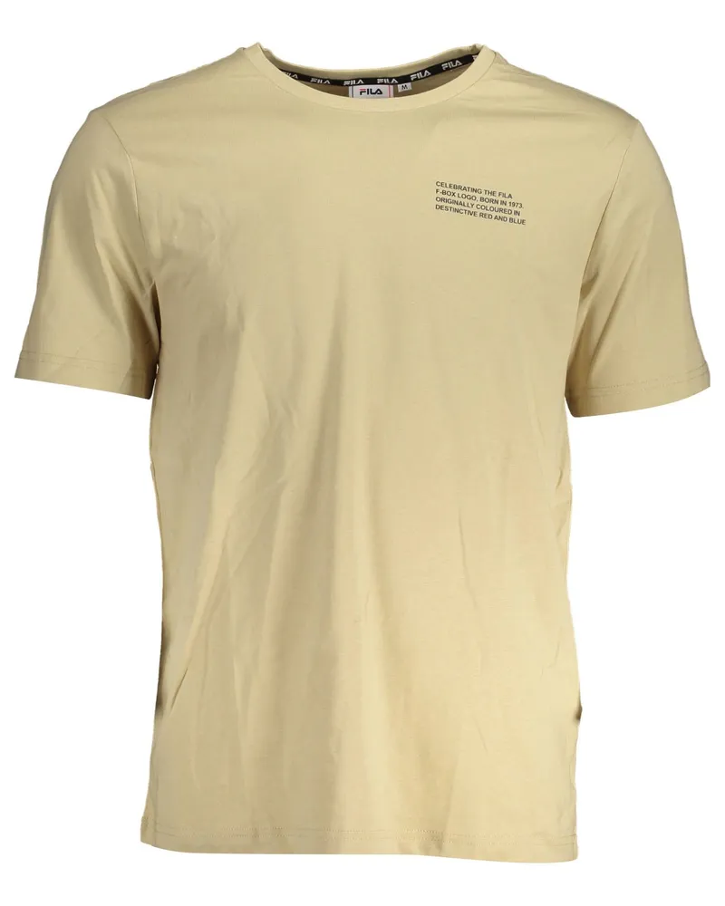 Fila Crew Neck T-Shirt Fbox Logo Stil Salbeigrün