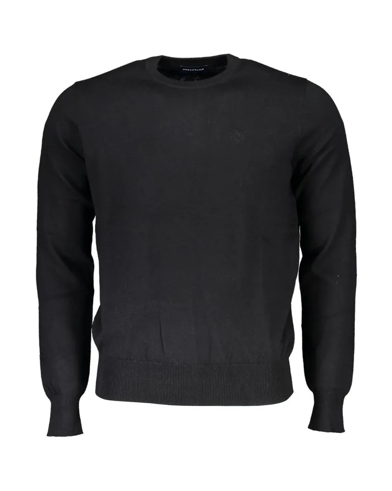 North Sails Crew-Neck-Pullover im klassischen Stil - Schwarz Schwarz