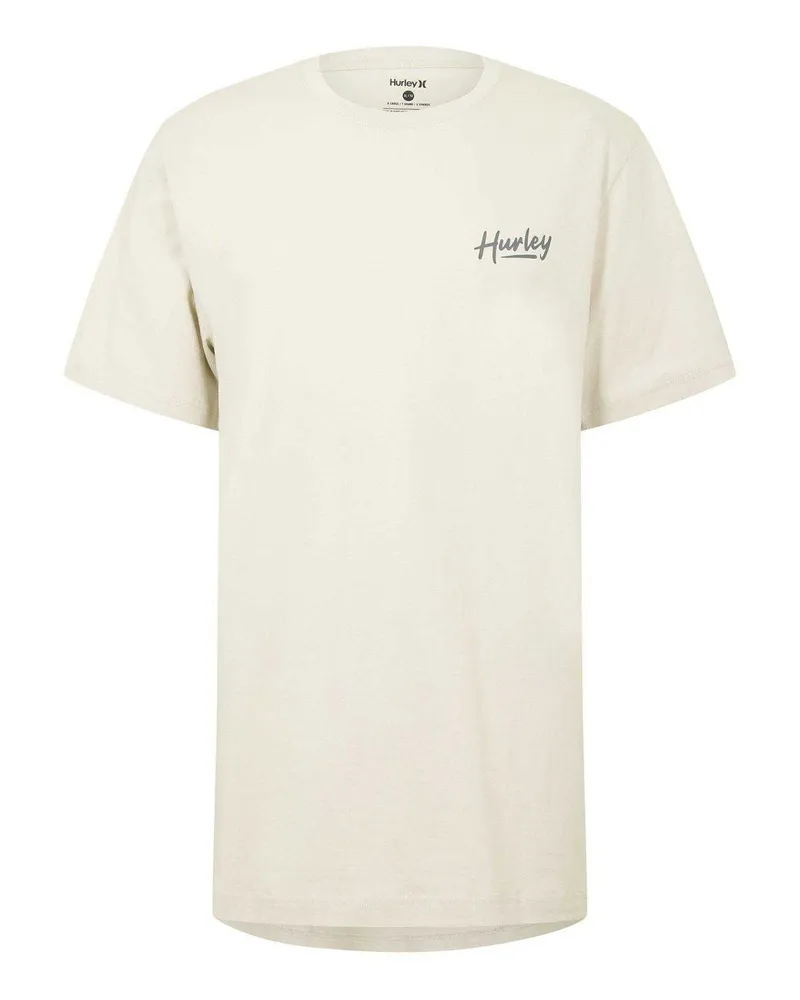 Hurley Beer Run" T-Shirt für Herren (Cremefarbe Creme