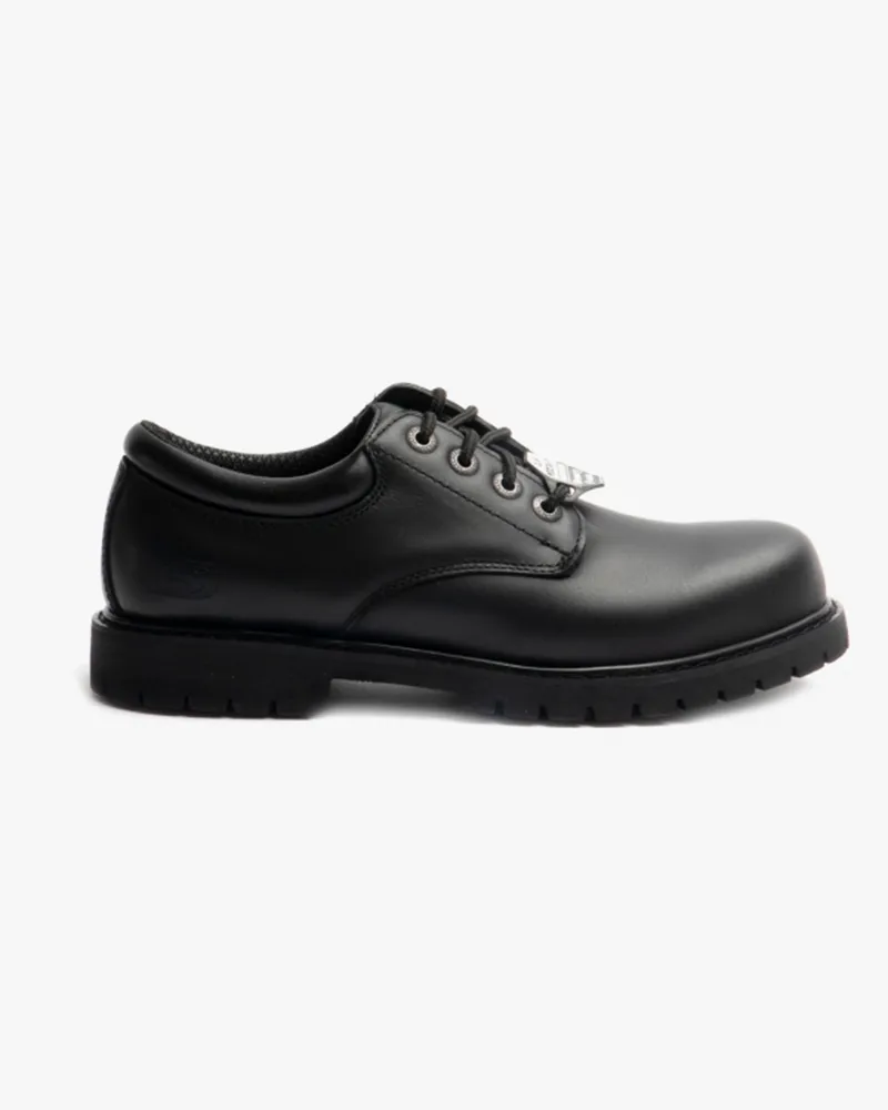 Skechers ENTSPANNTER PASSFORM: COTTONWOOD - ELKS SR Herren Leder Antirutschschuhe Schwarz Schwarz