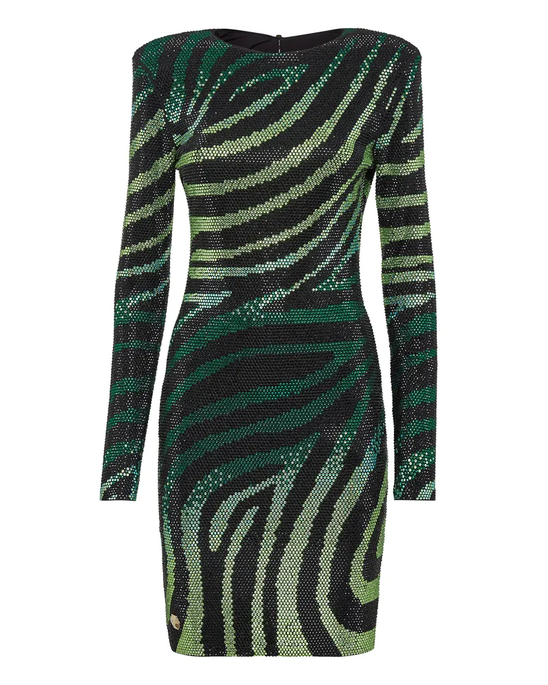 Philipp Plein Abendkleid Camouflage