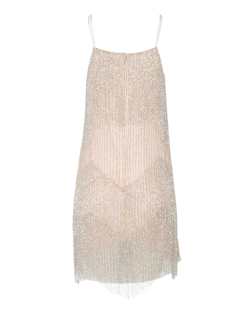 Ted Baker Diveria" Minikleid für Damen, Fransen (Nacktrosa Blumenmuster