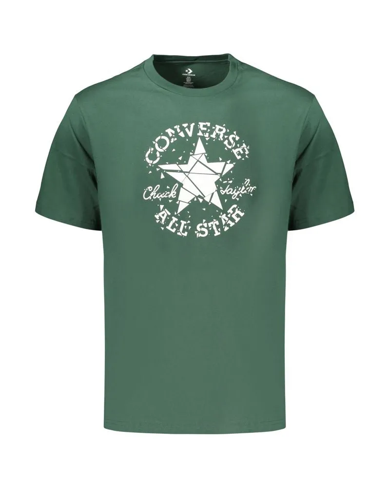 Converse Grünes Baumwoll-Herren-T-Shirt Grün