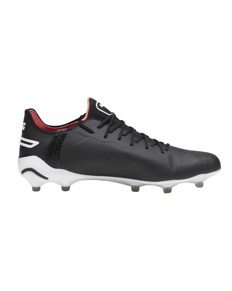 Puma King Ultimate" Fußballschuhe mit festem Boden für Herren/Damen Unisex (Schwarz/Weiß Schwarz