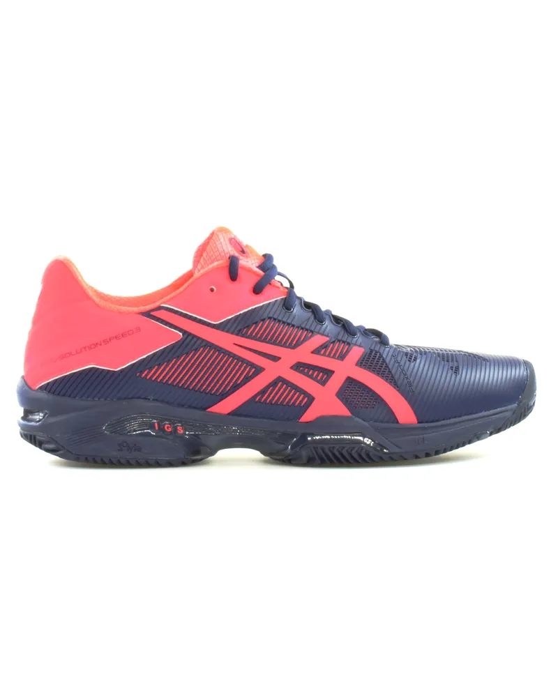 Asics Gel-Lösungsgeschwindigkeit 3 ​​Ton Womens Blue Padel Trainer Blau