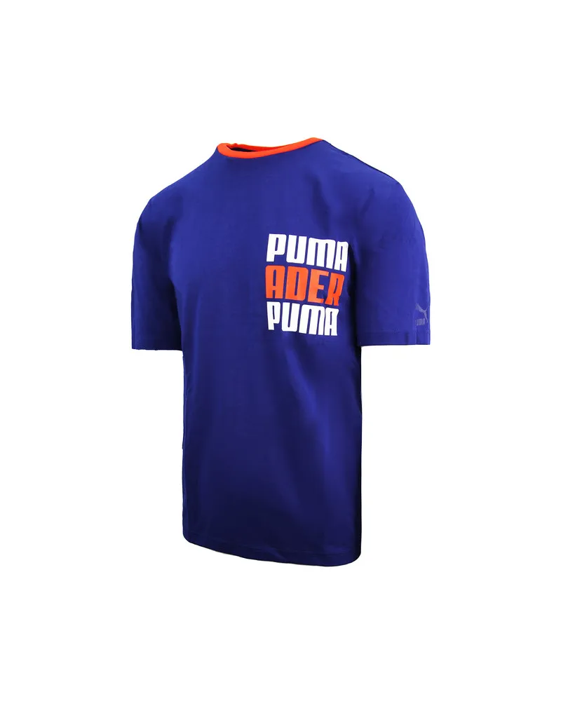Puma x Ader Kurzarm Tee Crew Hals Navy Herren T-Shirt 576950 79 Blau