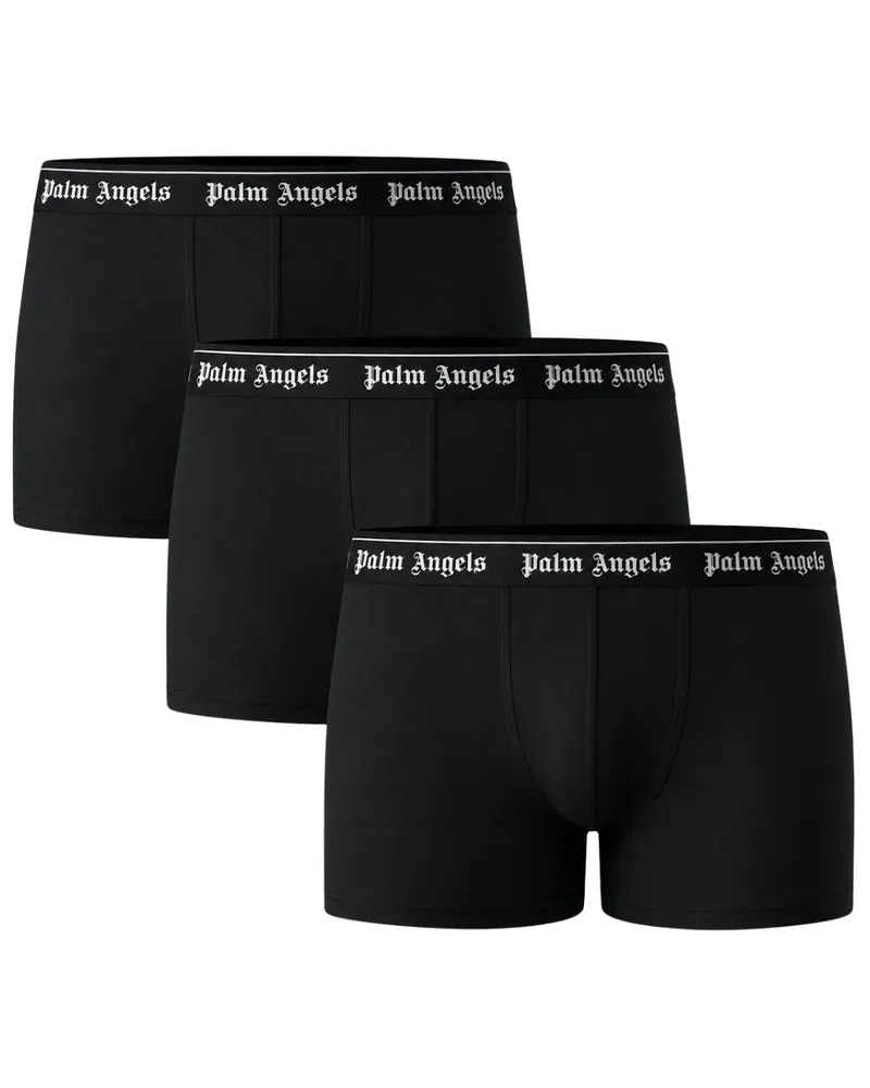 Palm Angels Boxershorts in Schwarz Mehrfachpack Schwarz