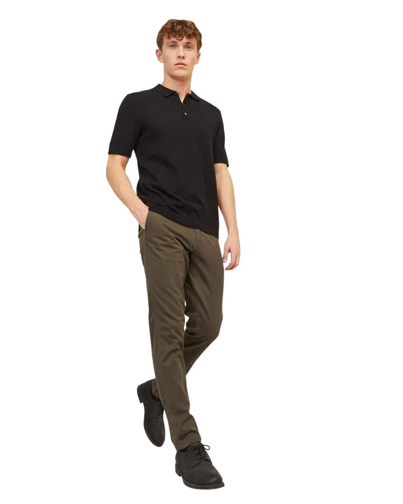 Jack & Jones Jack And Jones - "Marco Bowie" Chino für Herren (Dunkelbraun Braun