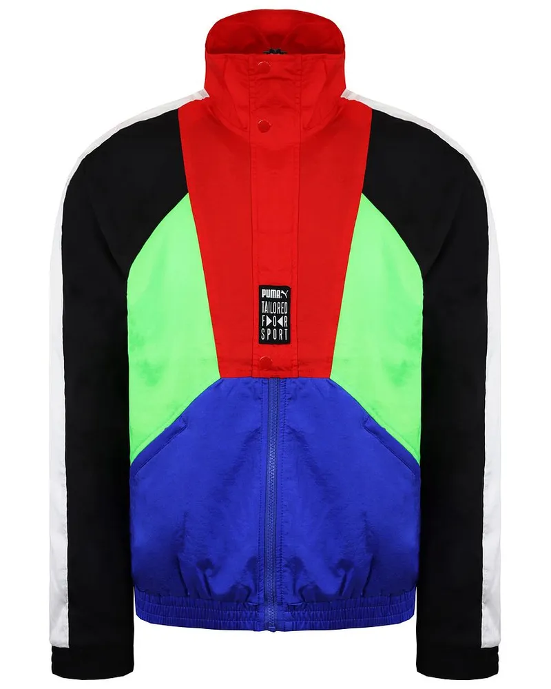 Puma Sportlich Gestaltete Herren Mehrfarbige Jacke Mehrfarbig