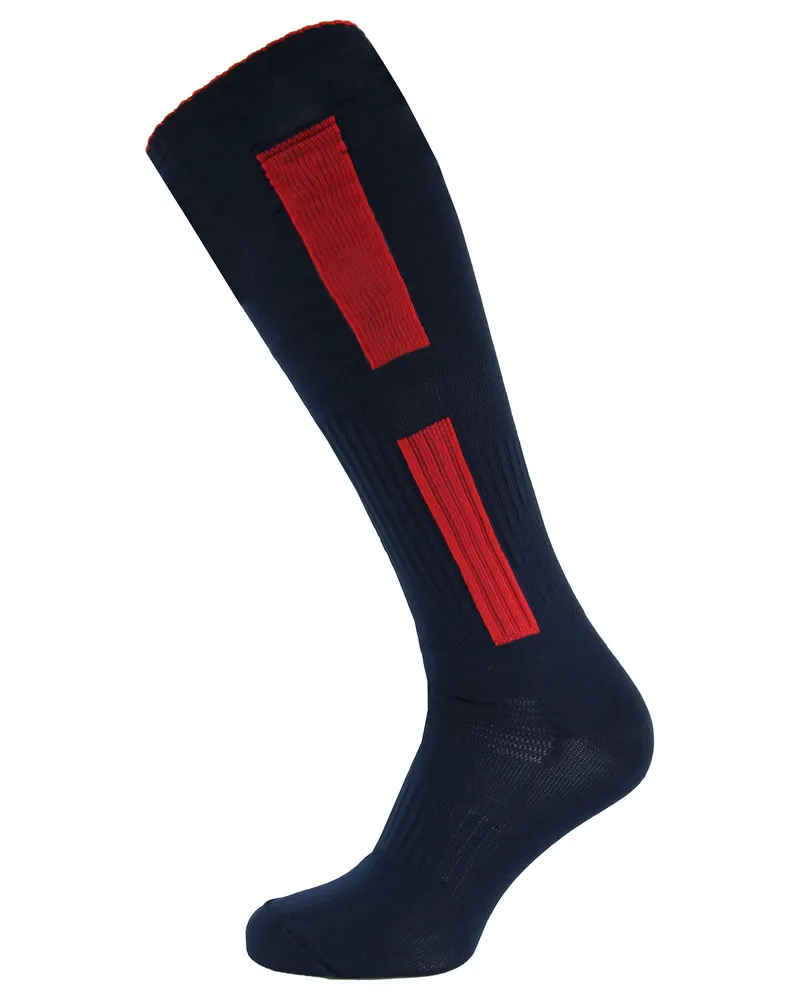 Nike Classic III Herren Marine/Rote Fußballsocken Marineblau