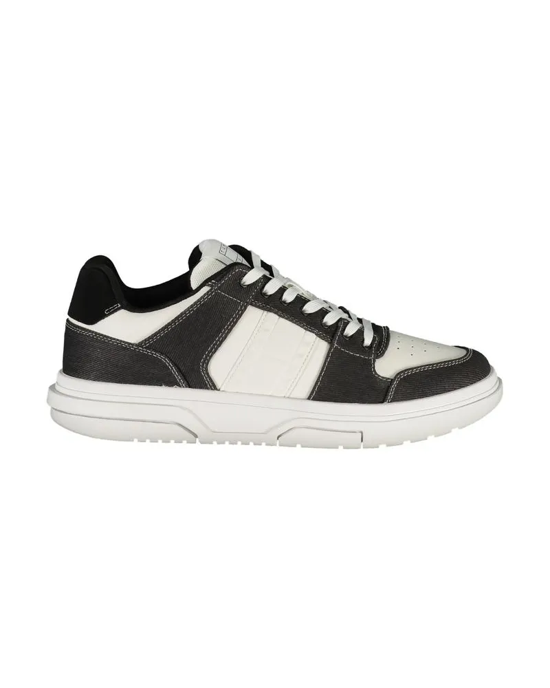 Tommy Hilfiger Niedrige Canvas-Sneaker Fm0fm03776 Weiß