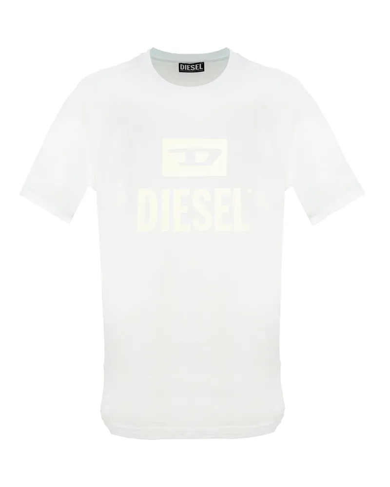 Diesel T-Shirt für Herren - Weiß Weiß