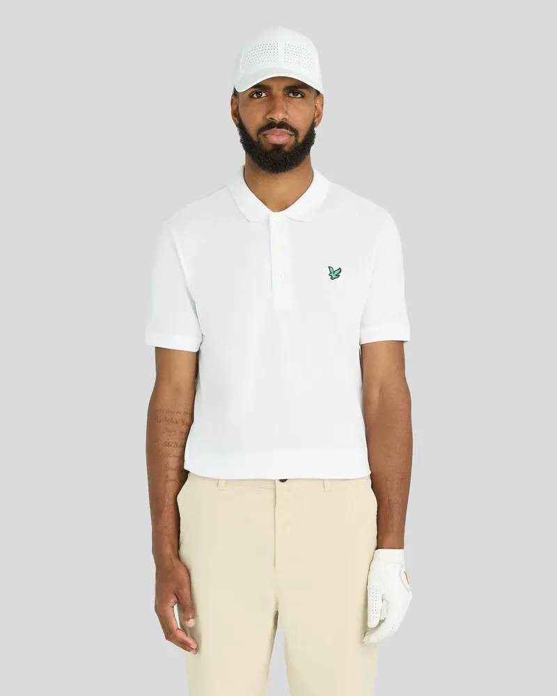 Lyle & Scott Golf-Poloshirt Weiß