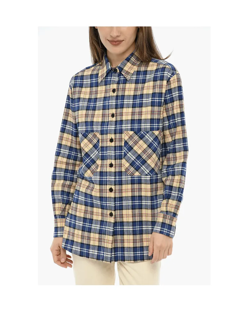 Woolrich Mehrfarbiges Schottenkarohemd mit zwei Brusttaschen Mehrfarbig