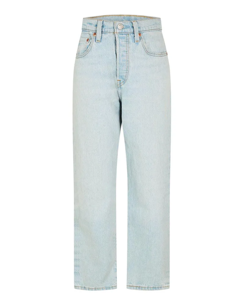 Levi's 501" Knöchel Grazer Jeans für Damen (Weggetreten Mittelblau
