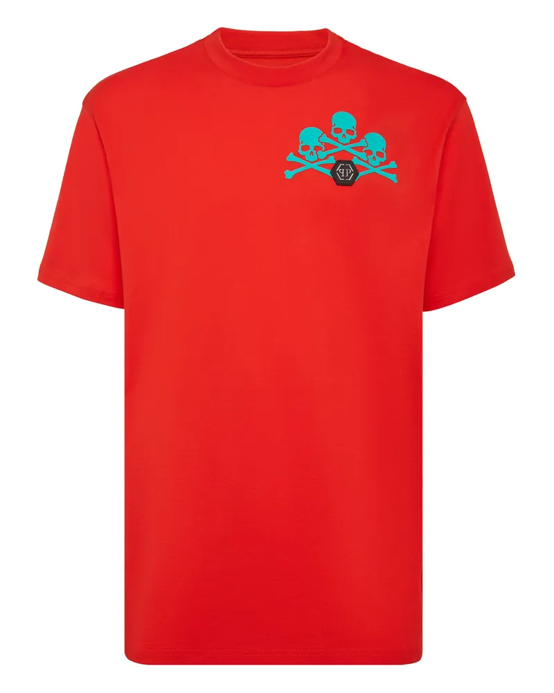 Philipp Plein T-Shirt Skull Rot