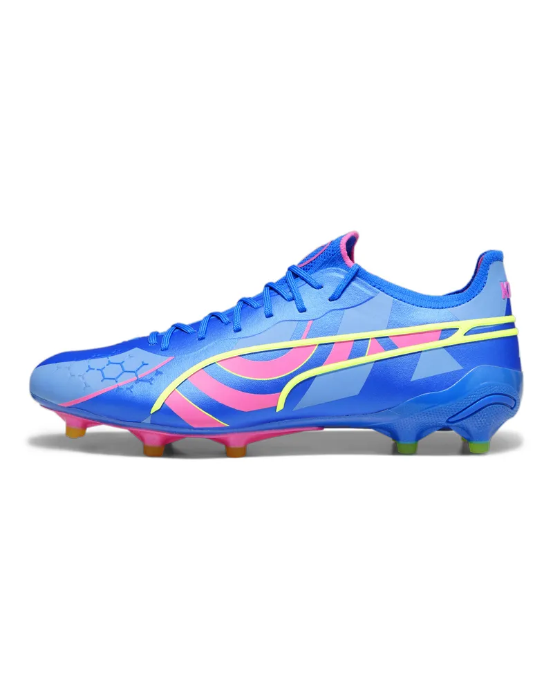 Puma Herren KING ULTIMATE ENERGY FG/AG Fußballschuhe Blau