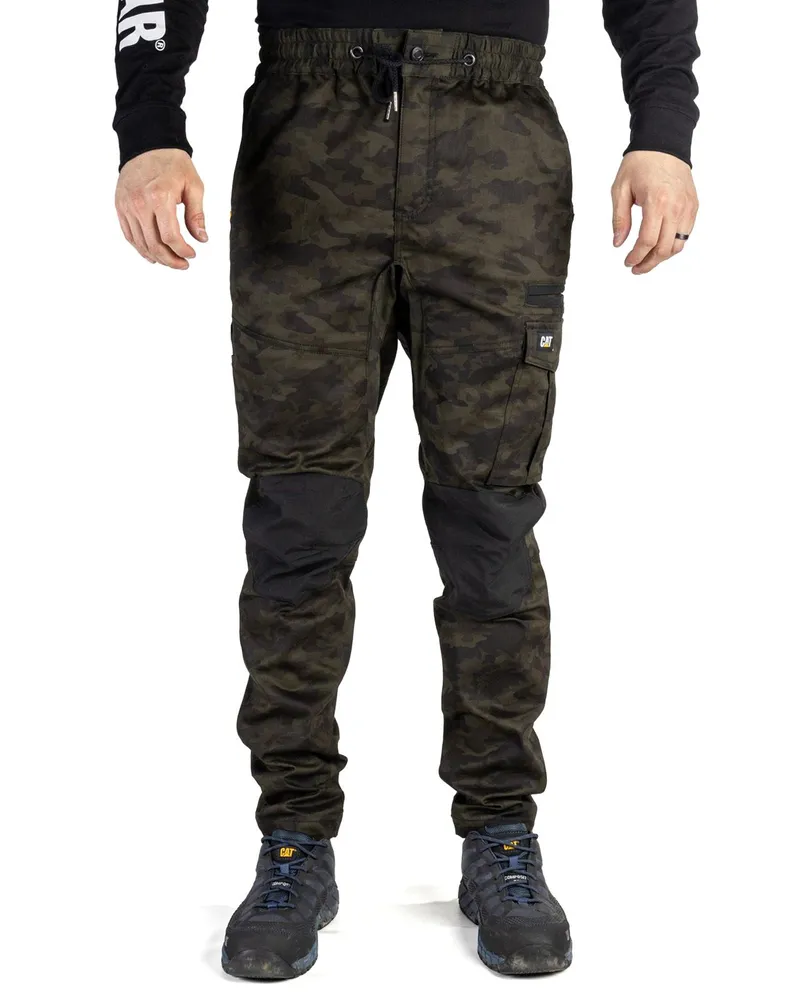 Caterpillar Footwear Dynamics Baumwoll Herren Grün Outdoor-Hose Dunkelgrün
