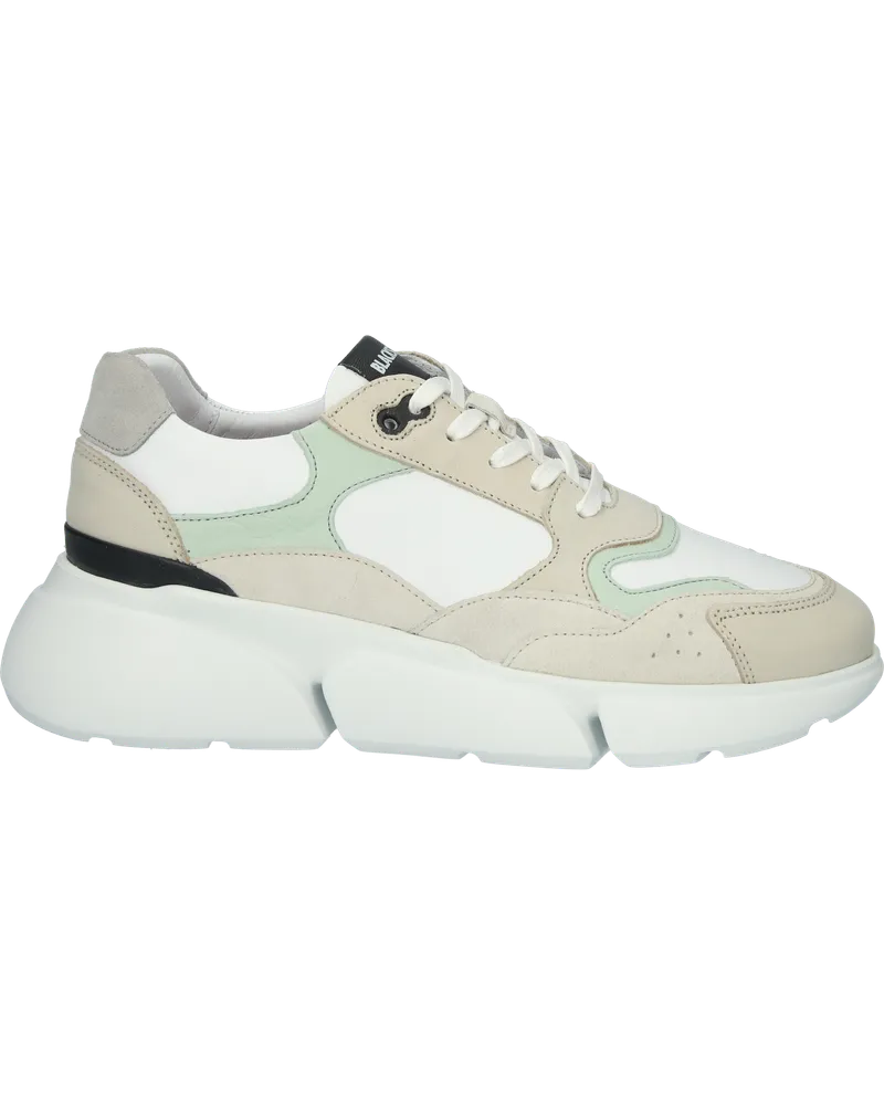 Blackstone Victoria - White Mint - Klobiger Sneaker Weiß