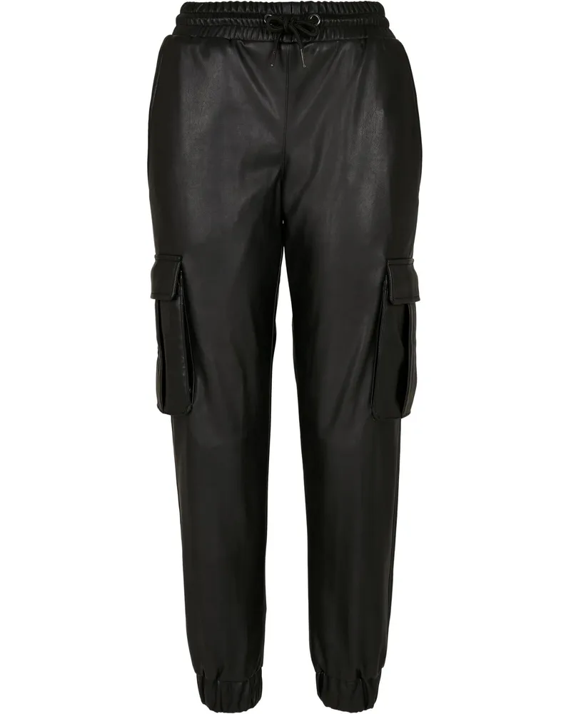 Urban Classics Cargo-Hose für Damen (Schwarz Schwarz