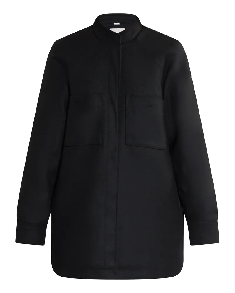 RISA Veste de transition en laine mélangée vanne Schwarz