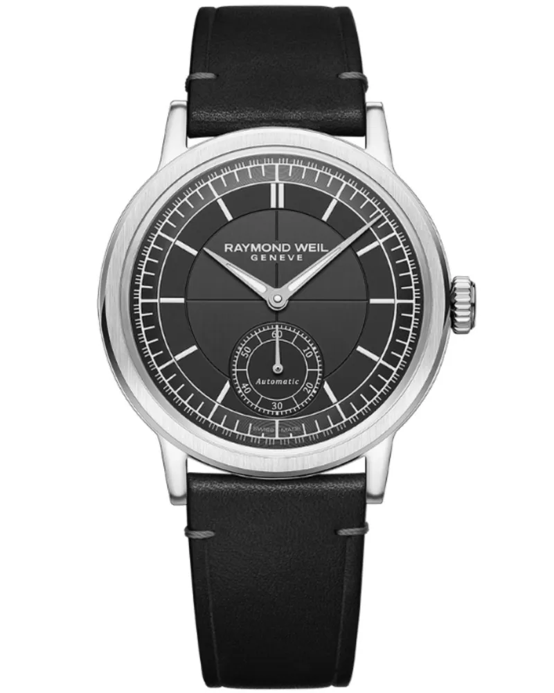 Raymond Weil Geneve Millesime Herren Schwarz Uhr 2930-STC-60001 Schwarz