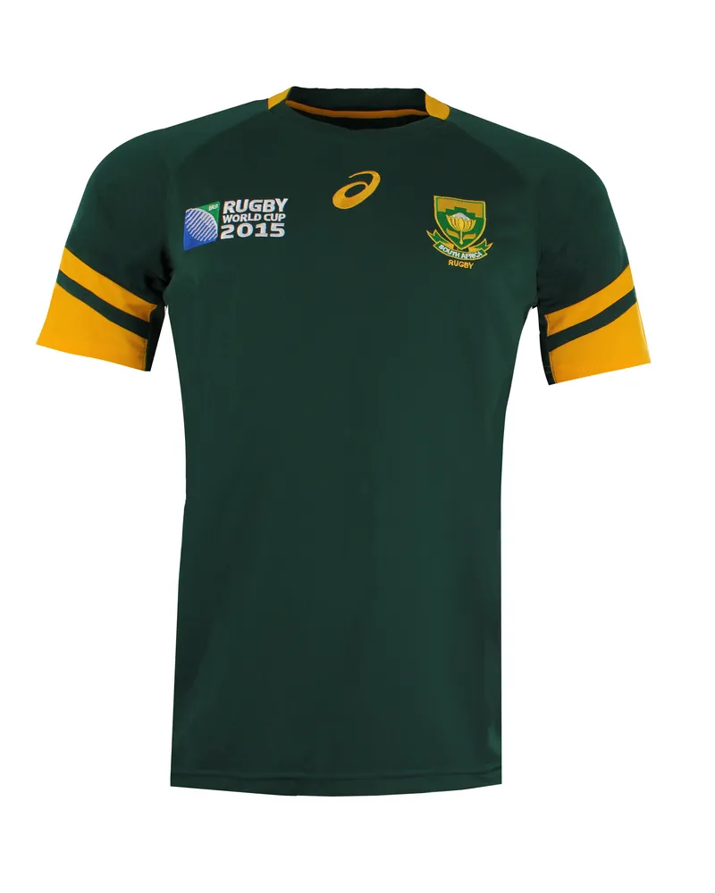 Asics South Africa Rugby SB Home Fan Herren Green T-Shirt Grün