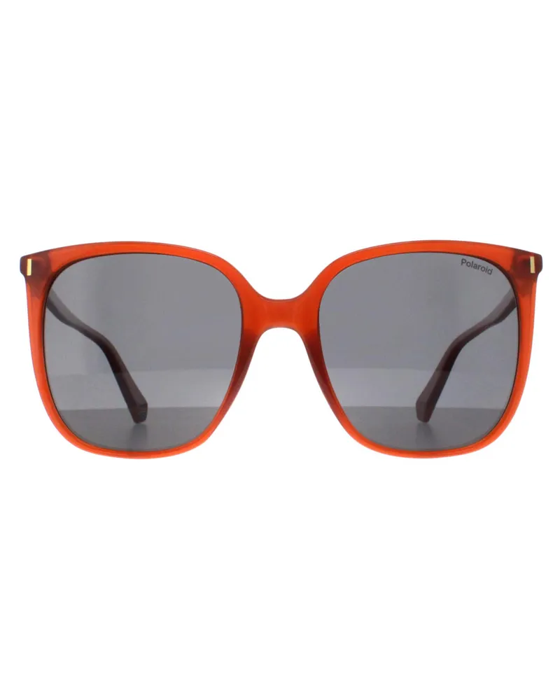 Polaroid Square Damen Orange Grau Polarisiert PLD 6218/S Orange