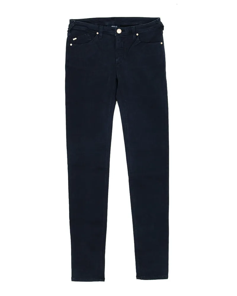 Giorgio Armani Lange Stretch-Denim-Hose für Damen 6Y5J28-5N2FZ Blau