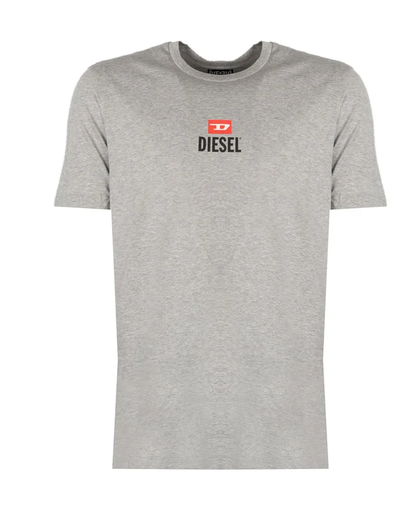 Diesel T-Shirt T-Just Herren grau Grau