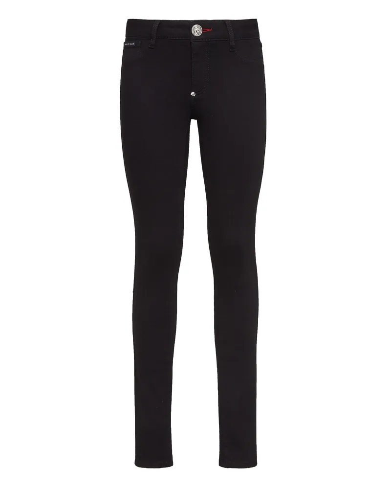 Philipp Plein Jeggings Angel Schwarz