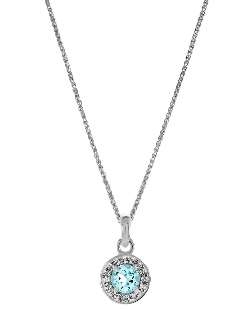 Orphelia Bristol' Damen-Anhänger aus 925er Sterlingsilber mit Kette – Silber ZH-7579/B Silber