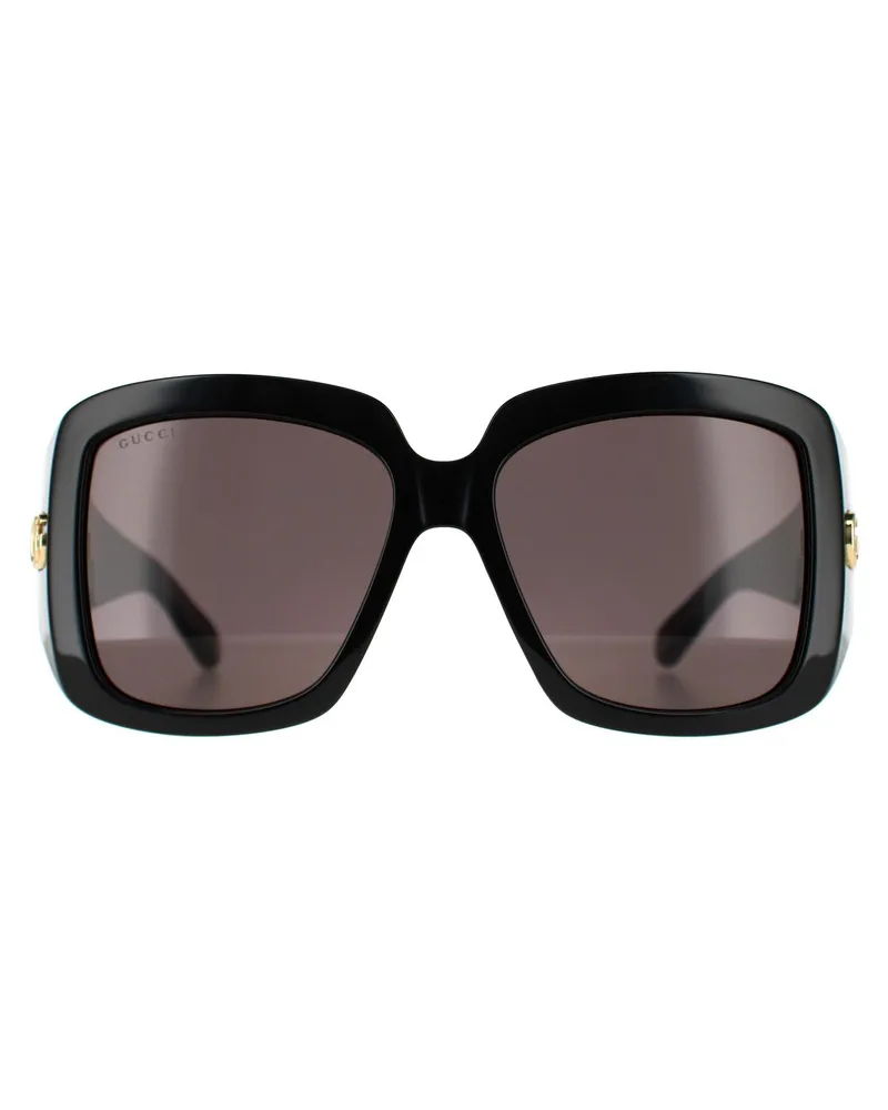 Gucci Lunettes de soleil  GG1402S 001 noir gris Schwarz