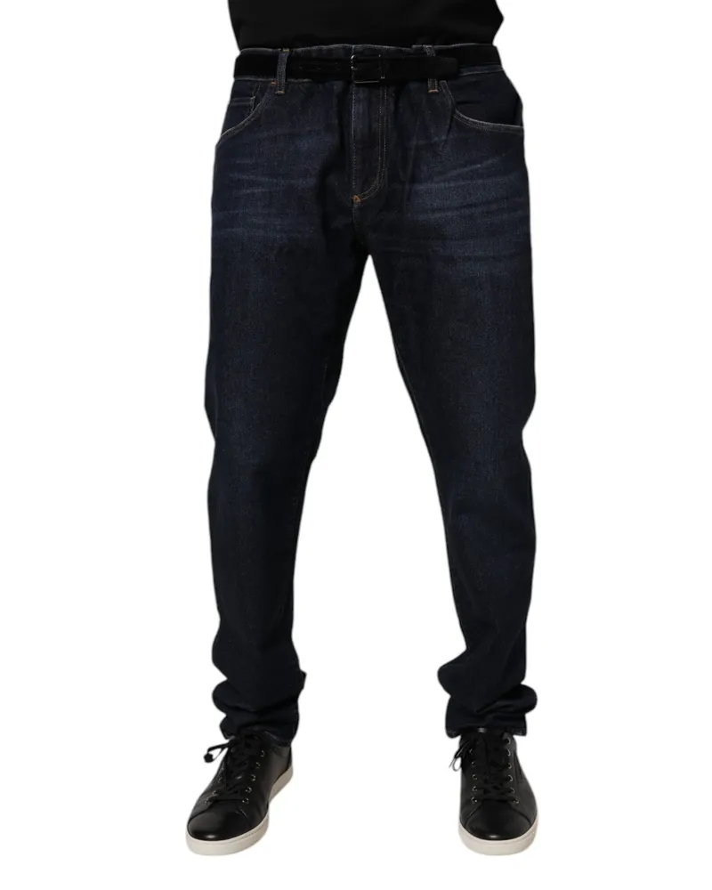 Dolce & Gabbana Gerade geschnittene Jeans Marineblau