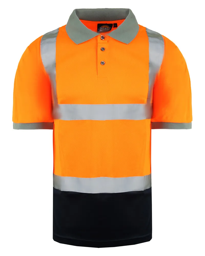 Dickies Safety Mens Orange Polohemd Orange