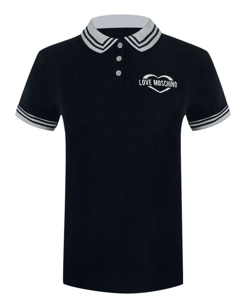 Moschino Poloshirt für Herren, Baumwolle (Dunkles Marineblau Marineblau