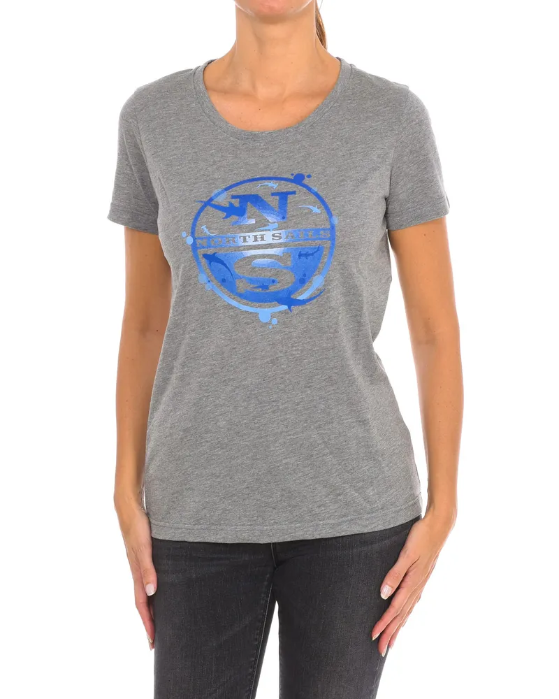 North Sails Kurzarm-T-Shirt für Frauen 9024340 Grau