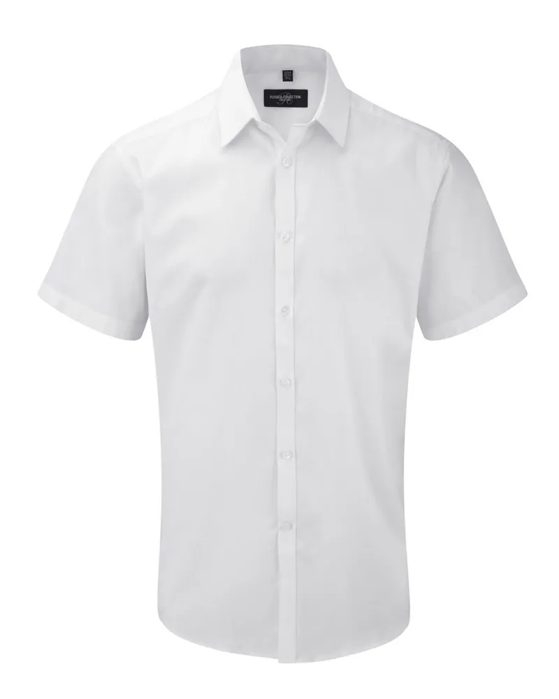 Russell Athletic Russell Collection - Hemd für Herren kurzärmlig (Weiß Weiß