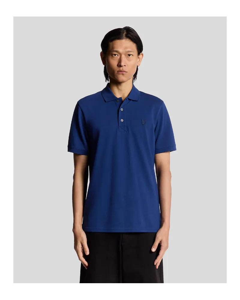 Lyle & Scott Superfine" Poloshirt für Herren (Dunkles Marineblau Marineblau