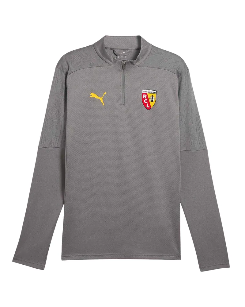 Puma RC Lens" Trainingsjacke für Herren, mit kurzem Reißverschluss, Training (Grau Grau