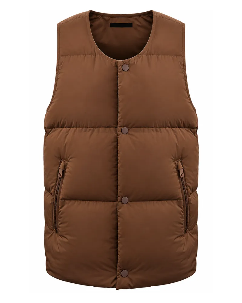 REPRESENT Puffer Herren Braun Weste Braun