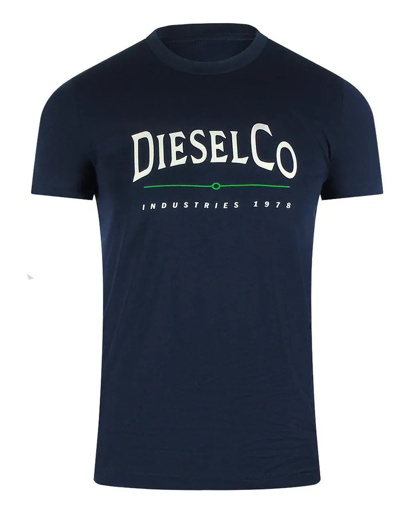 Diesel Industries" T-Shirt für Herren, Premium-Baumwolle (Dunkles Marineblau Marineblau