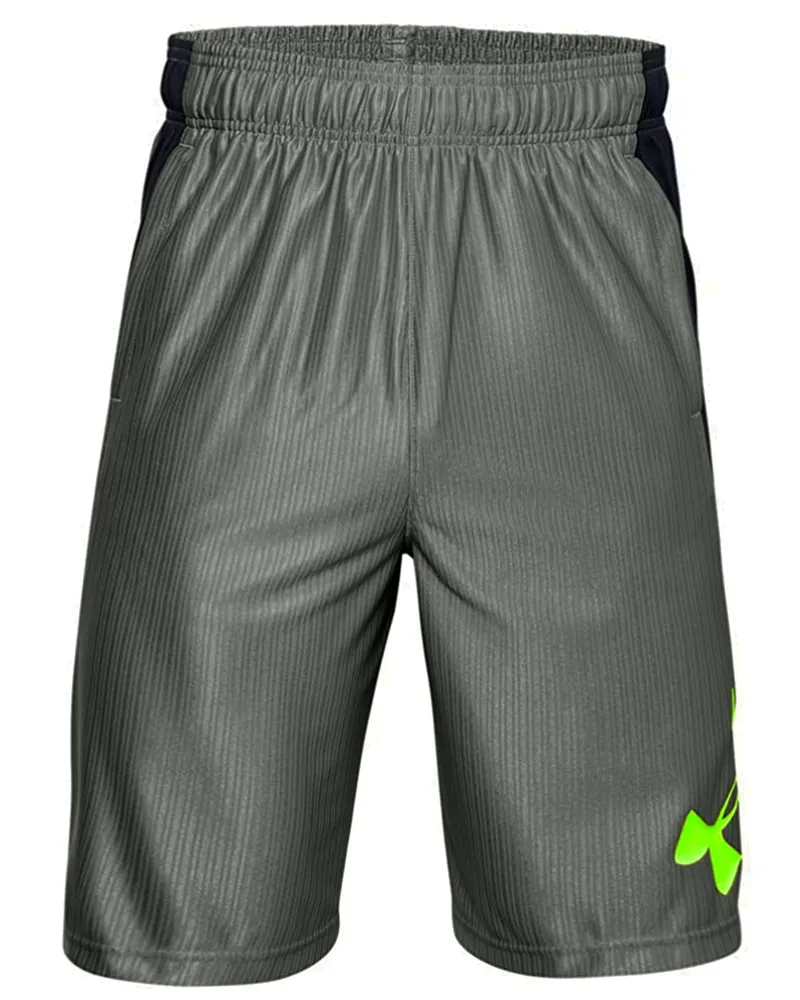 Under Armour Herren Periometer Basketball Shorts lange Hosen 1351284 388 Grün