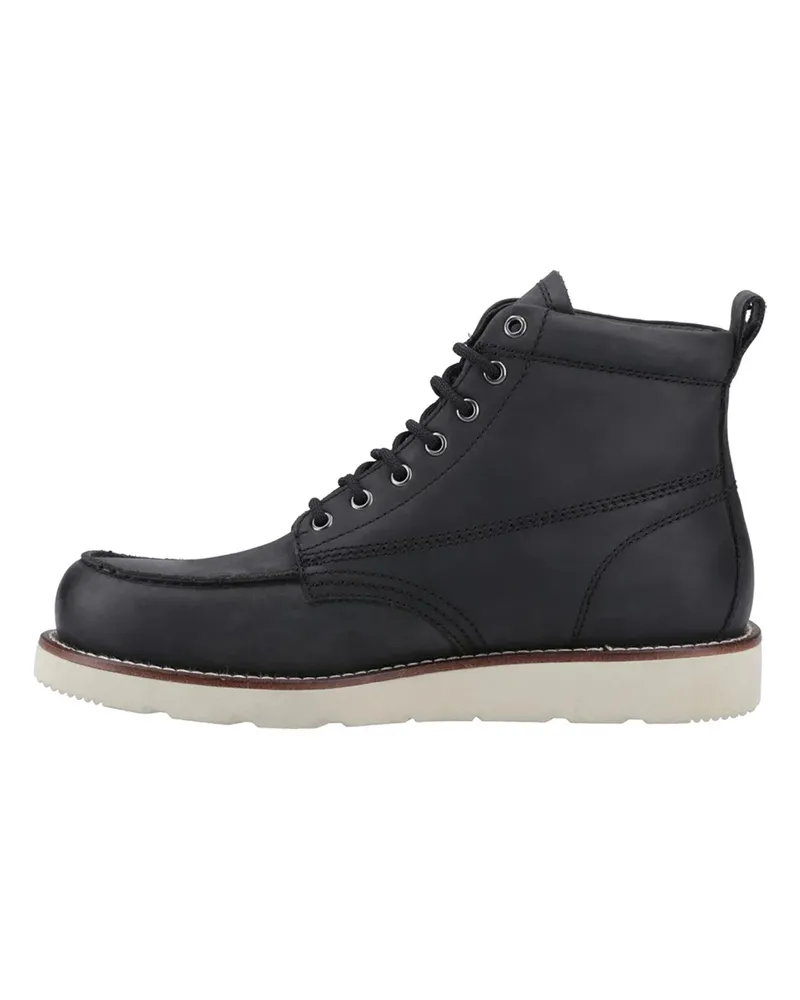 Jack & Jones Jack And Jones - "Toronto" Stiefel für Herren, Leder (Schwarz Schwarz