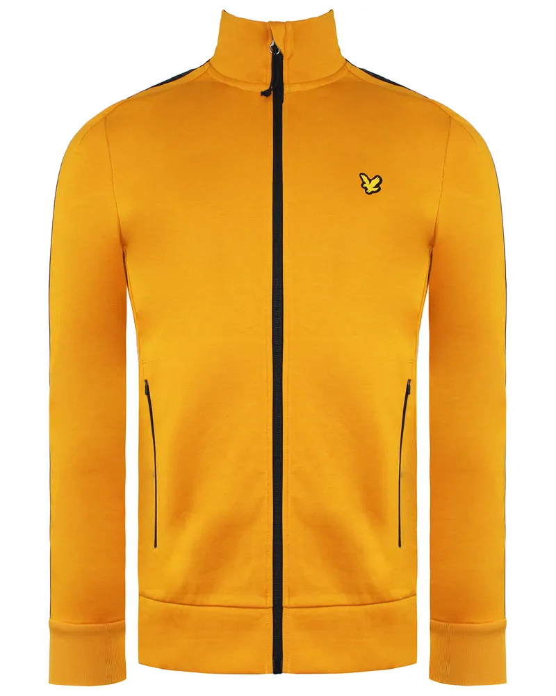 Lyle & Scott Tape Mens Yellow Track Jacke Gelb